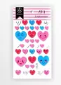 Stiker z elementami z pianki z lekkim brokatem - tantis.pl