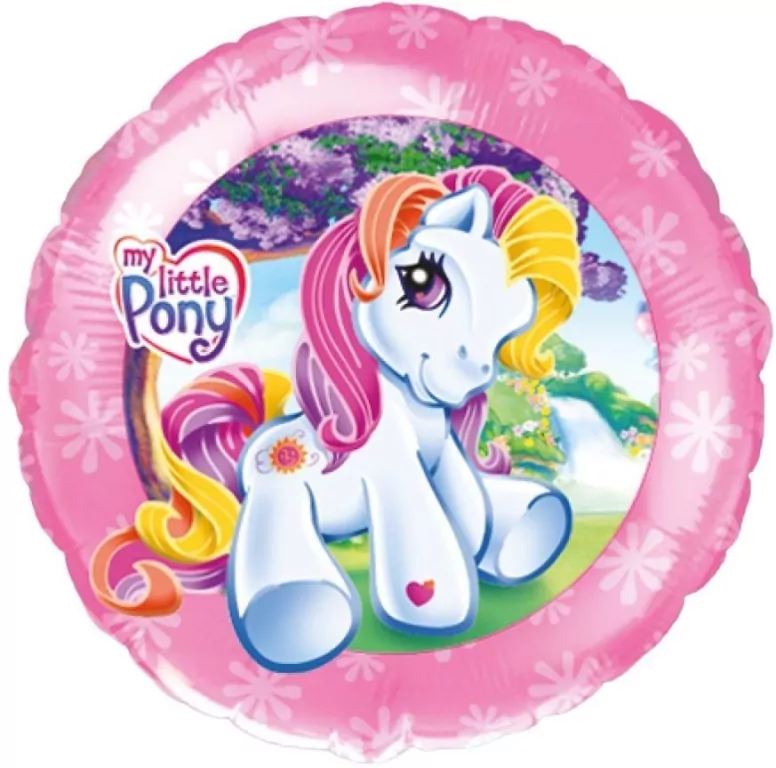 Balon foliowy 46cm Pony okrągły - tantis.pl
