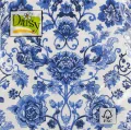 Serwetki DAISY Lunch SD 330x330 Kwiaty niebieskie 043101 - tantis.pl