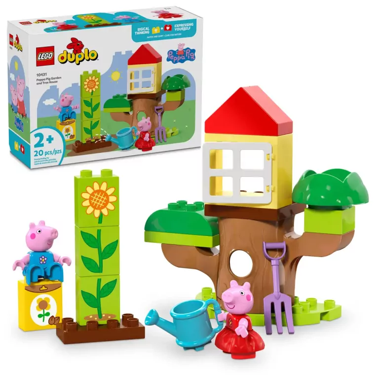 LEGO® DUPLO®. Ogród i domek na drzewie Peppy. 10431 - tantis.pl