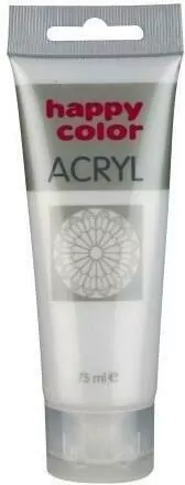 Farba akrylowa 75ml srebrna satyna - tantis.pl