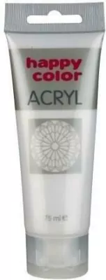 Farba akrylowa 75ml srebrna satyna