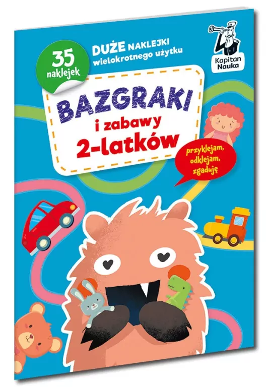 Kapitan Nauka. Bazgraki i zabawy 2-latków - tantis.pl