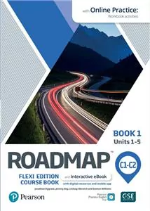 Roadmap Flexi Edition. C1-C2. Course Book 1 and Interactive eBook with Online Practice Access - tantis.pl