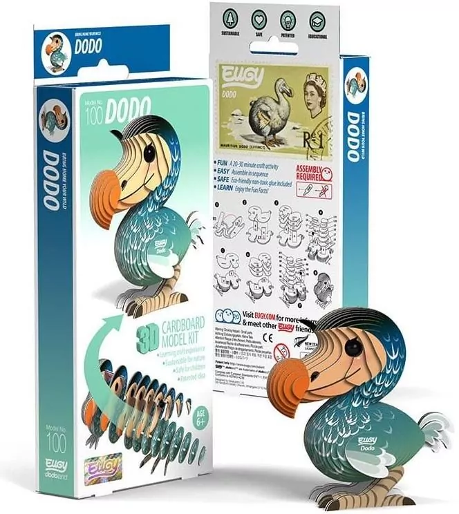 Ptak Dodo Eugy. Eko Układanka 3D - tantis.pl