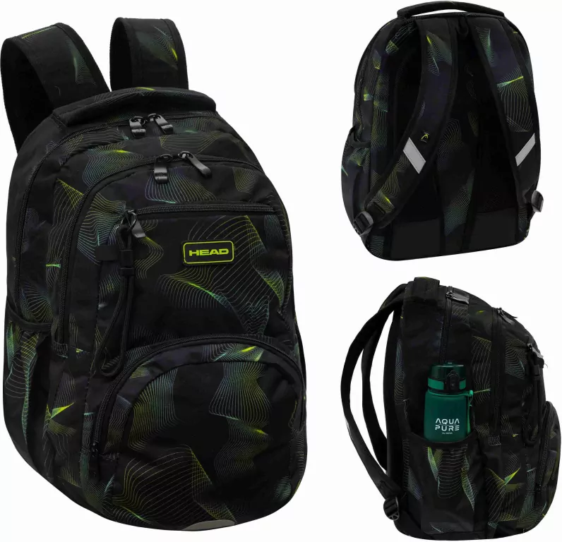 Plecak Head Green Wave ASTRA - tantis.pl