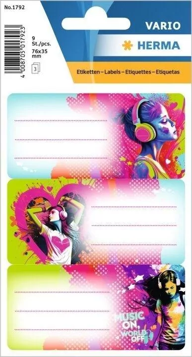 Naklejka szkolna Music - tantis.pl