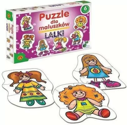 Puzzle dla maluszków. Lalki