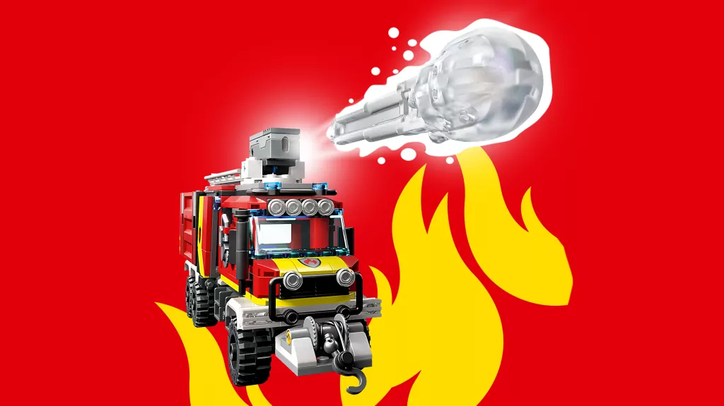 LEGO® City Fire. Terenowy pojazd straży pożarnej. 60374 - tantis.pl