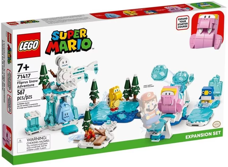 LEGO® Super Mario. Śniegowa przygoda Fliprusa – zestaw rozszerzający. 71417 - tantis.pl