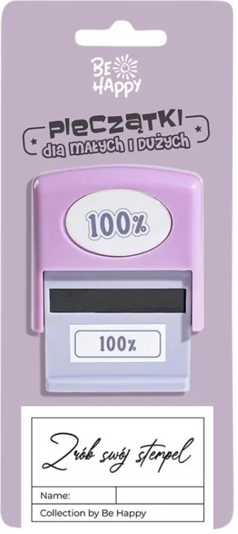 Pieczątka z napisem - Pieczątka 100% - tantis.pl
