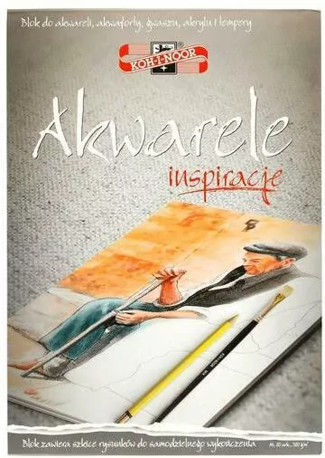 Blok do akwareli A4. Inspiracje - tantis.pl