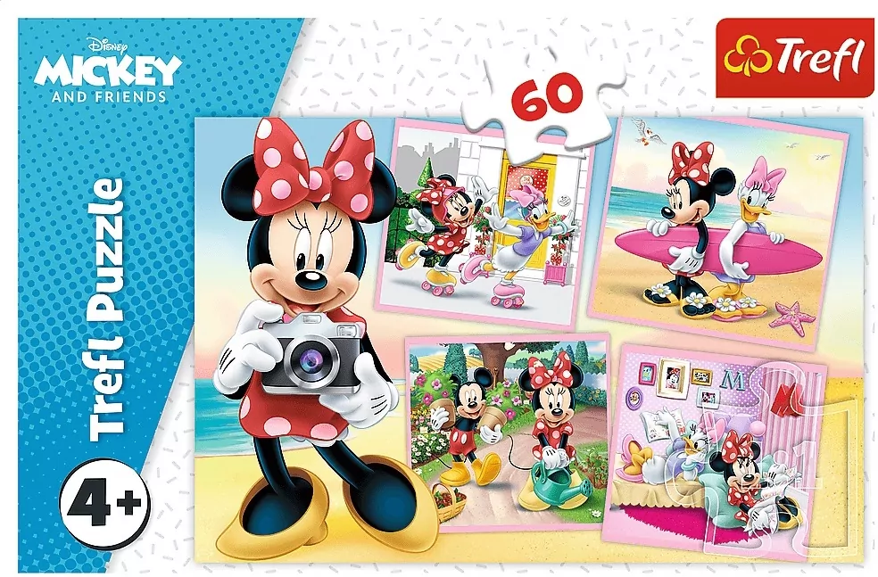 Trefl. Puzzle 60 Urocza Minnie - tantis.pl