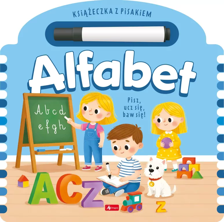Książeczka z pisakiem. Alfabet z flamastrem - tantis.pl