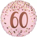 Balon foliowy Pretty pink 60th Birthday 46cm - tantis.pl