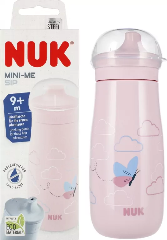 NUK. Mini-Me. Kubek. 300 ml. 9 miesięcy. Motyl - tantis.pl