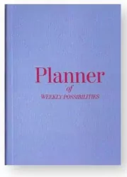 Planer tygodniowy niebieski