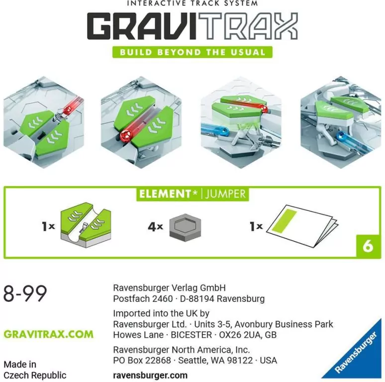 Ravensburger. Gravitrax. Dodatek Skoczek - tantis.pl