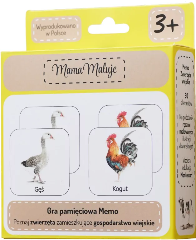 Memo. Zwierzęta Wiejskie - tantis.pl