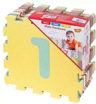 Mata piankowa pastelowa Cyfry - tantis.pl