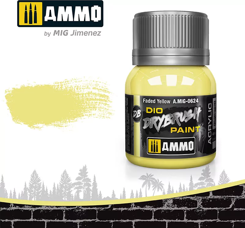 Ammo: DIO Drybrush - Faded Yellow - tantis.pl