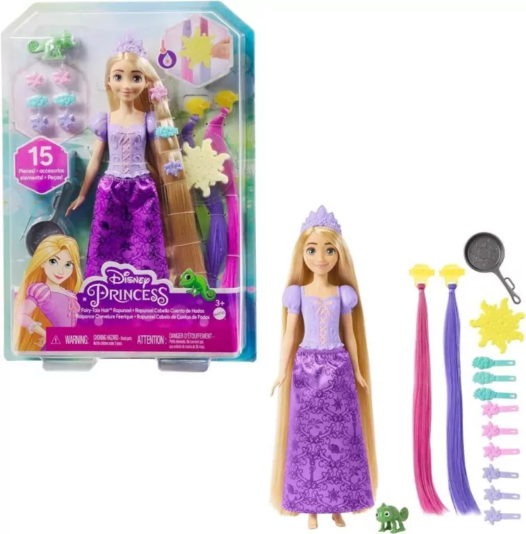 Lalka Roszpunka z akcesoriami. Disney Princess - tantis.pl