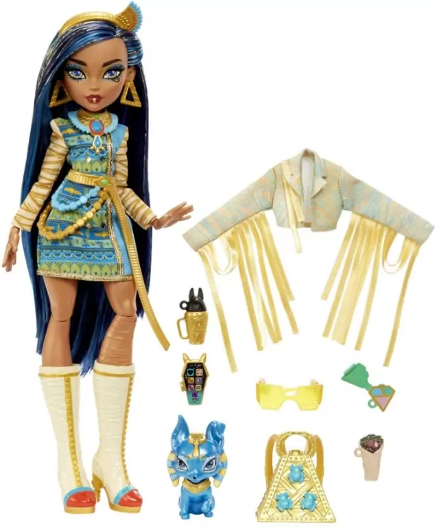 Mattel. Monster High Lalka Cleo de Nile HHK54 - tantis.pl