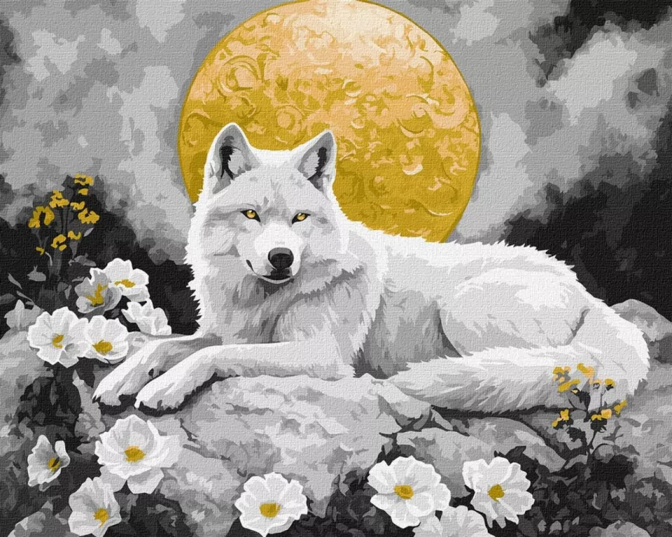 Malowanie po numerach - Yin Yang 40x50cm - tantis.pl