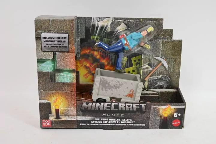 *****MINECRAFT Movie zest Steve i wagon JGP20 /5 - tantis.pl