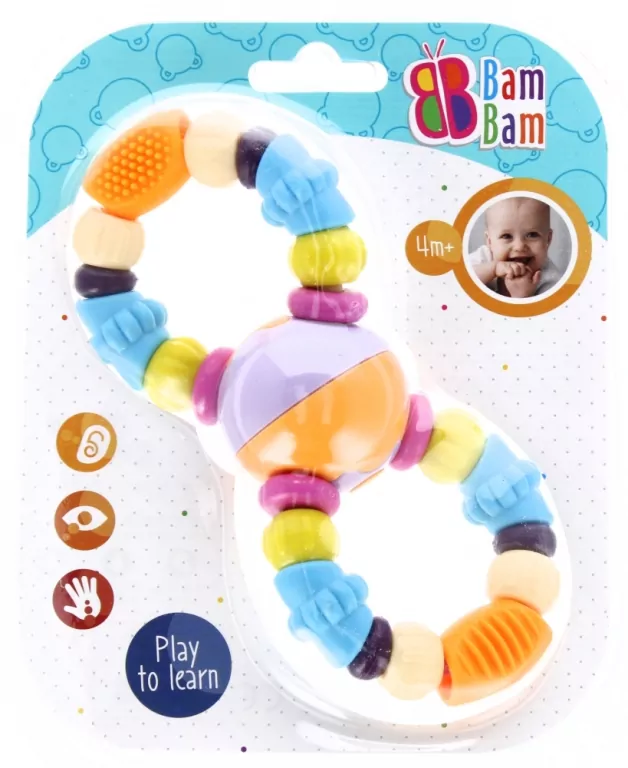 Grzechotka koraliki BAM BAM - tantis.pl