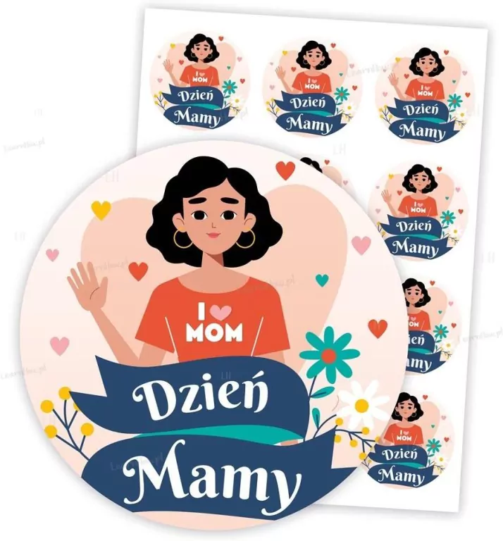 Naklejki na Dzień Mamy - tantis.pl