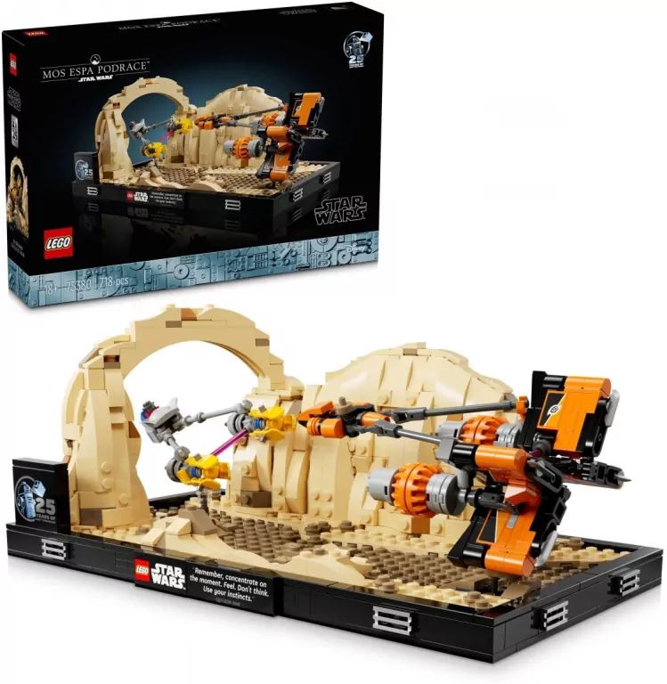 LEGO® Star Wars. Diorama: Wyścig ścigaczy w Mos Espa™ 75380 - tantis.pl