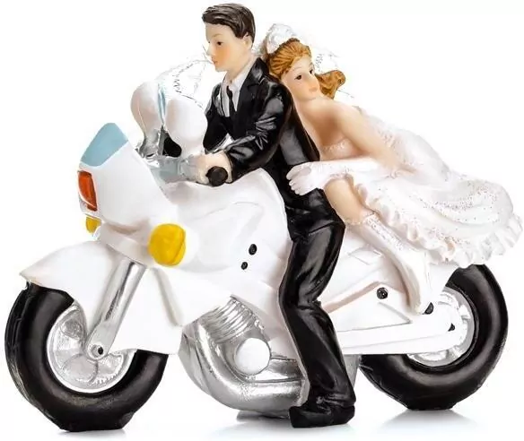 Figurka Para Młoda na motorze 11.5cm - tantis.pl