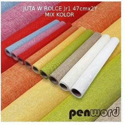 Juta w rolce kolorowa 47x182cm. Mix - tantis.pl