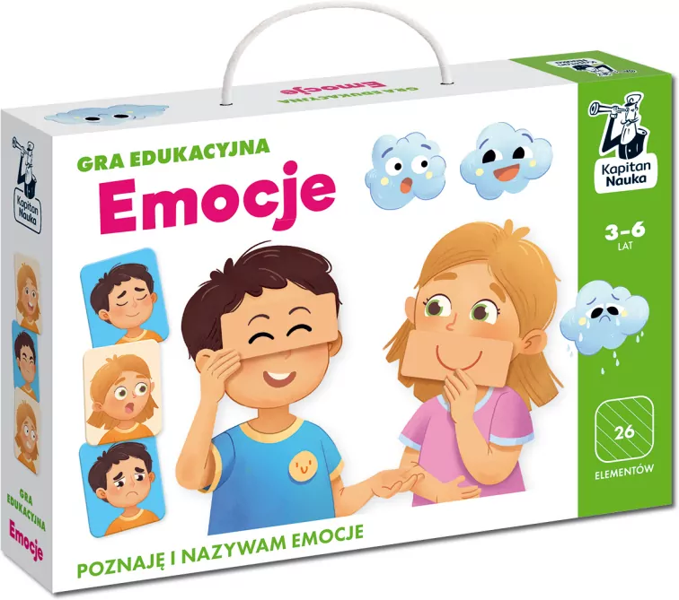Emocje. Gra edukacyjna - tantis.pl