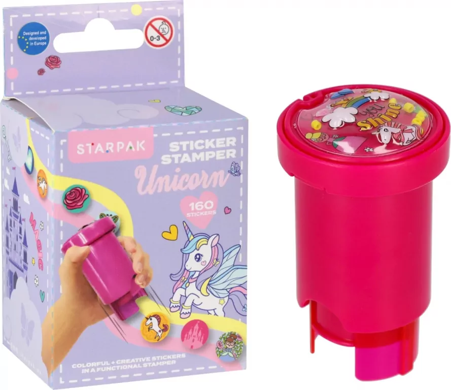 Stempel z naklejkami Unicorn - tantis.pl