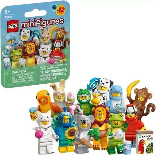 LEGO® Minifigures. Zwierzęta 71051 (24szt) - tantis.pl