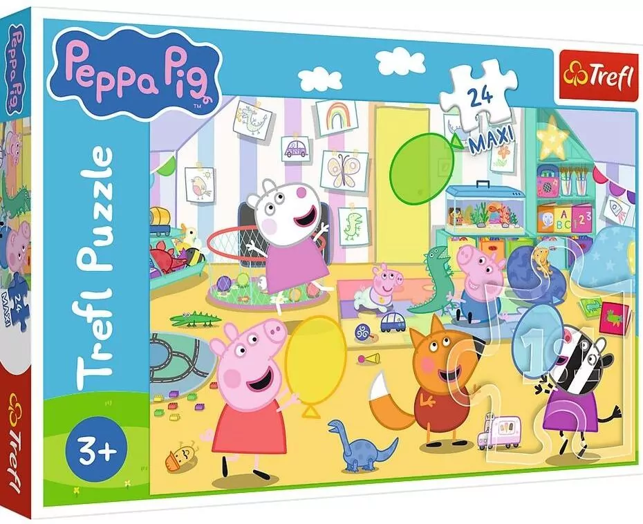 Puzzle 24 Maxi Piękna Peppa TREFL - tantis.pl