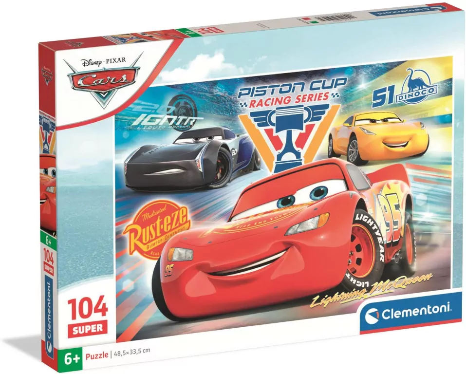 Puzzle 104 Super. Cars - tantis.pl