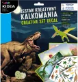 Kalkomania. Zestaw kreatywny. Dinozaury - tantis.pl