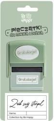 Pieczątka z napisem - Gratulacje!