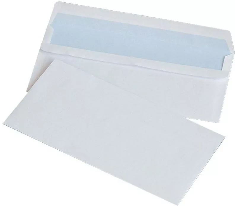 Koperta samoklejąca biała 11x22cm - tantis.pl