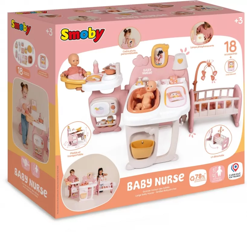 Smoby Baby Nurse kącik opiekunki - tantis.pl