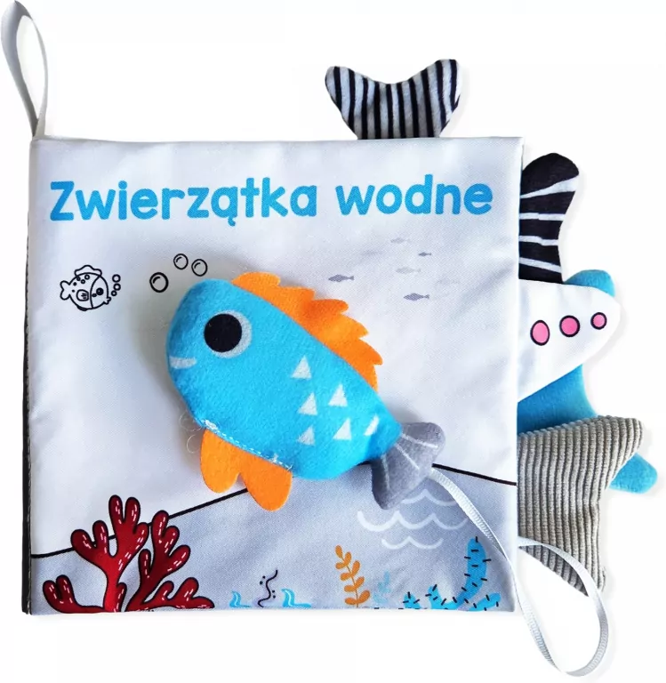 Zwierzątka wodne. Książeczka sensoryczna - tantis.pl