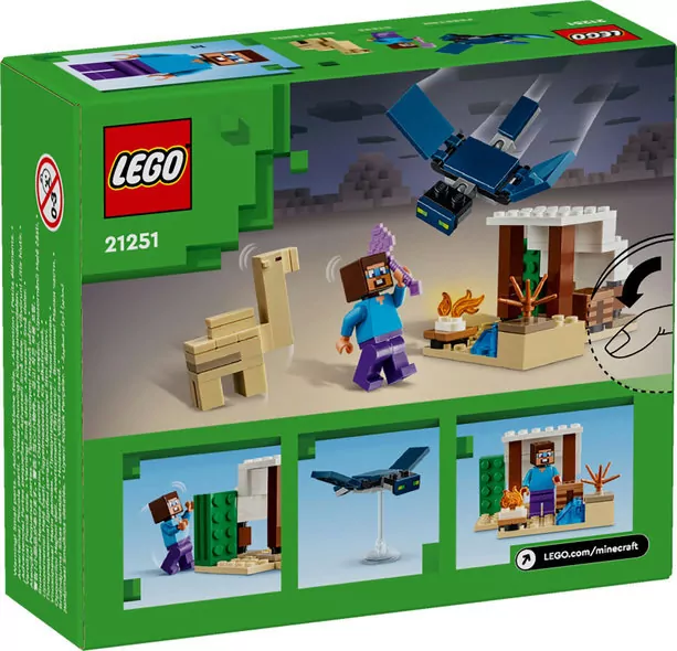 LEGO® Minecraft®. Pustynna wyprawa Steve’a 21251 - tantis.pl