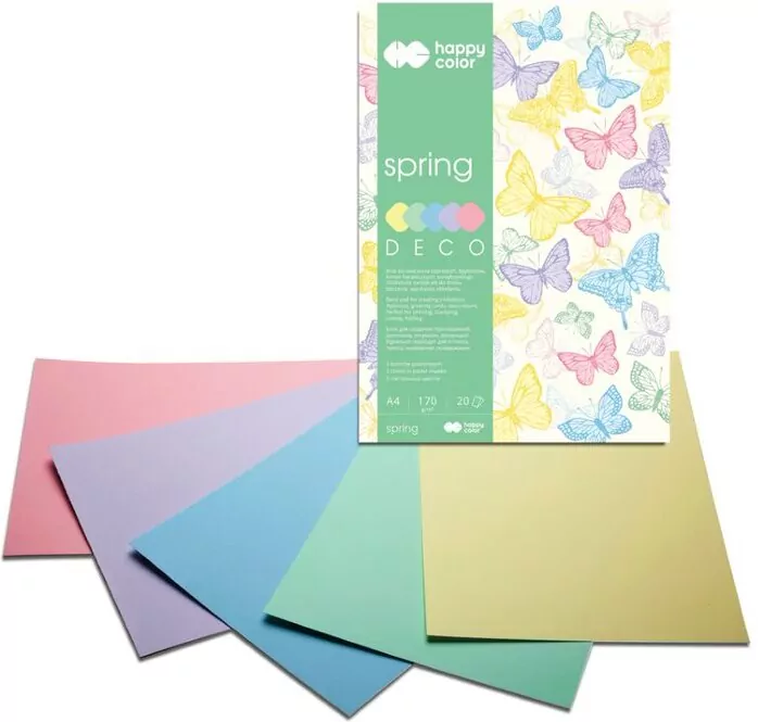 Blok A5/20K Deco Spring 170g Happy Color - tantis.pl