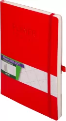 Planer 2025/2027 B5 30 miesięczny czerwony