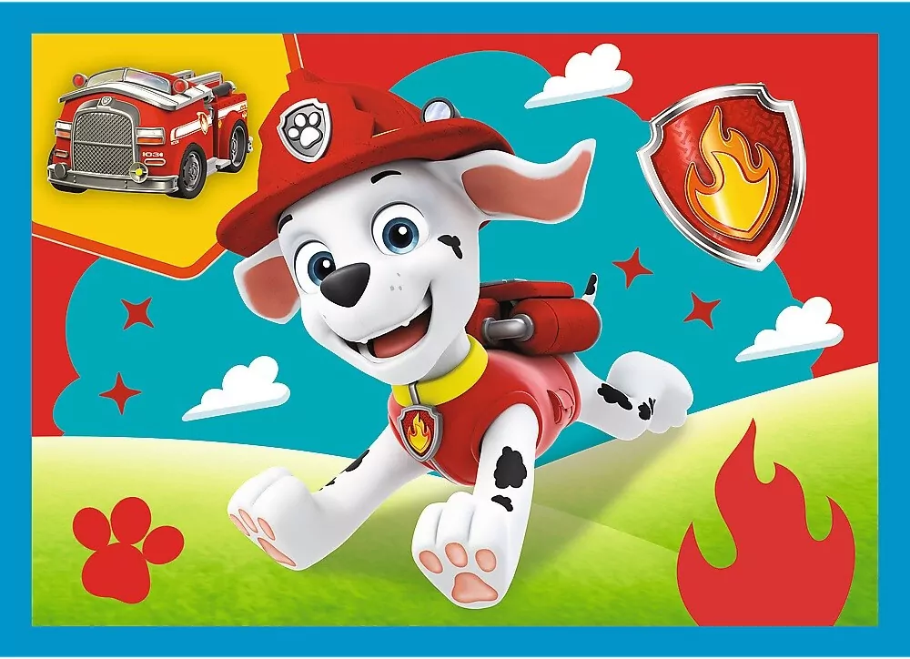 Biegnące Pieski. Puzzle 4w1 - tantis.pl