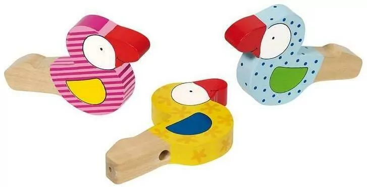 Ćwierkające ptaszki. Drewniany gwizdek - tantis.pl