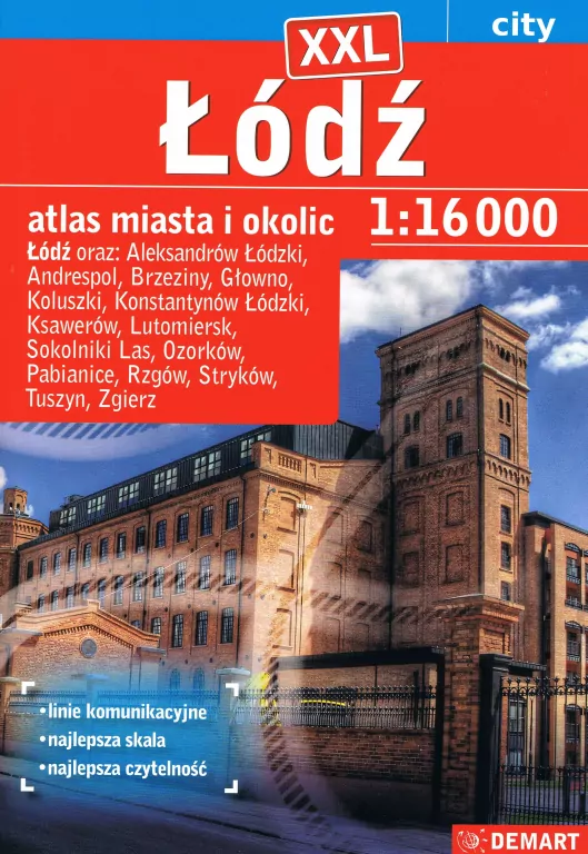 Atlas miasta Łódź plus XX 1:16000 - tantis.pl